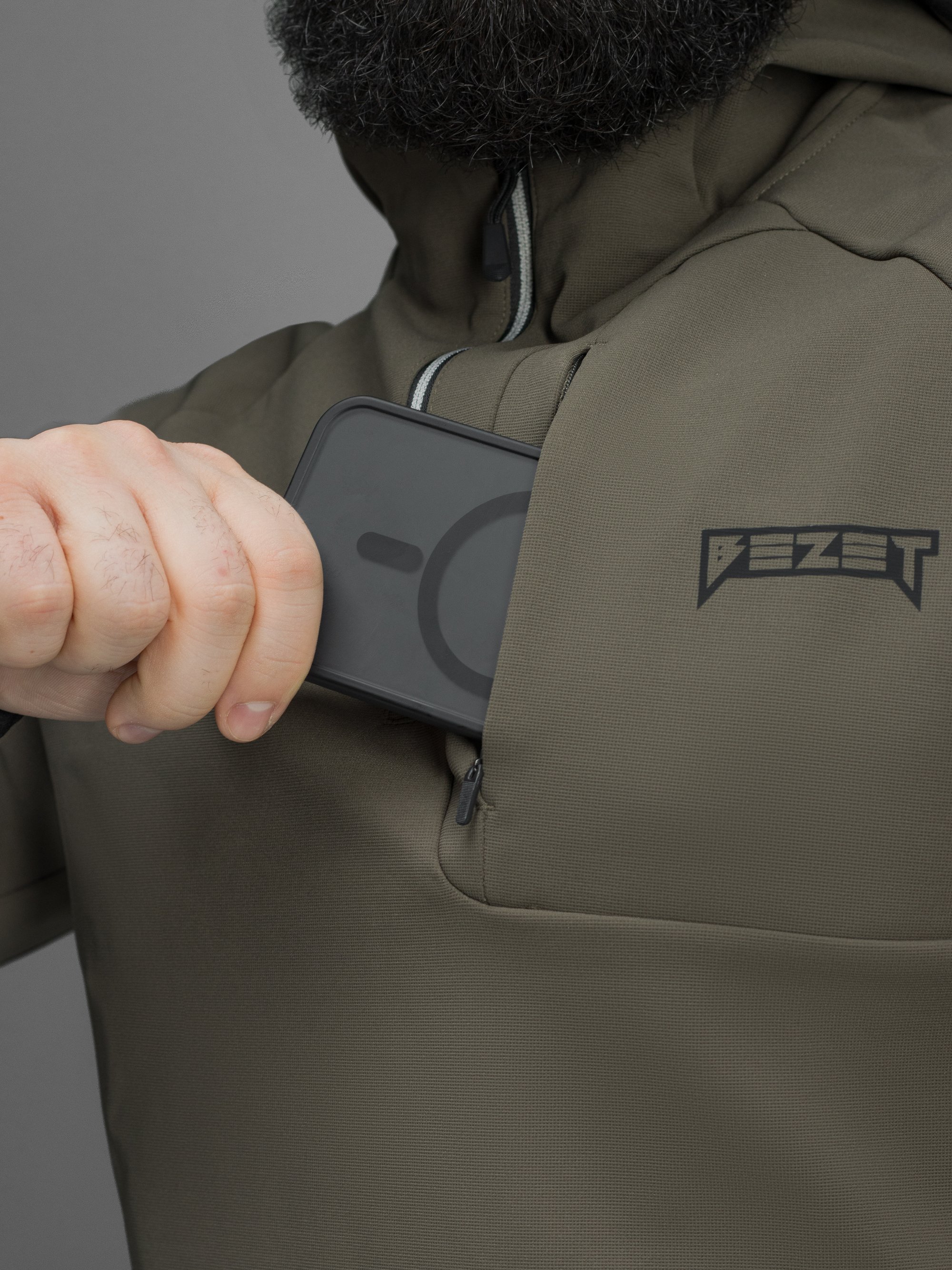 Кофта BEZET Motion хакі - Фото 11