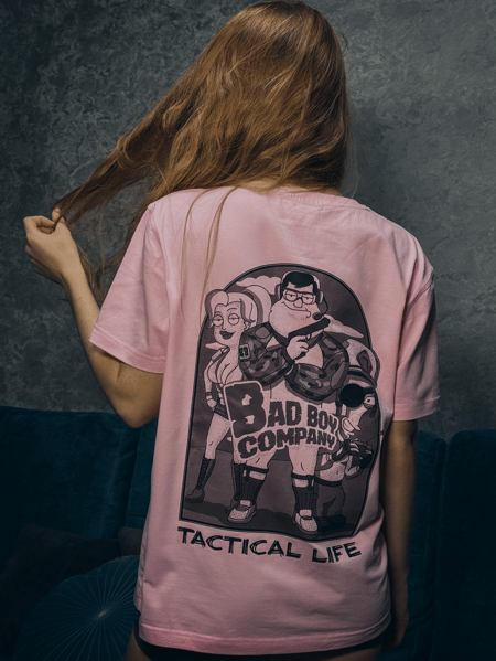 Футболка рожева Tactical Bad Boy Company