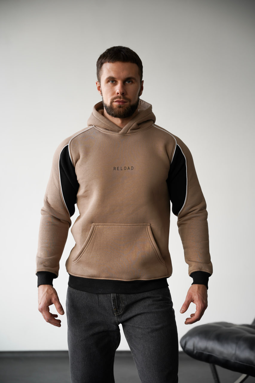 Худі Reload - Carvian, бежевий