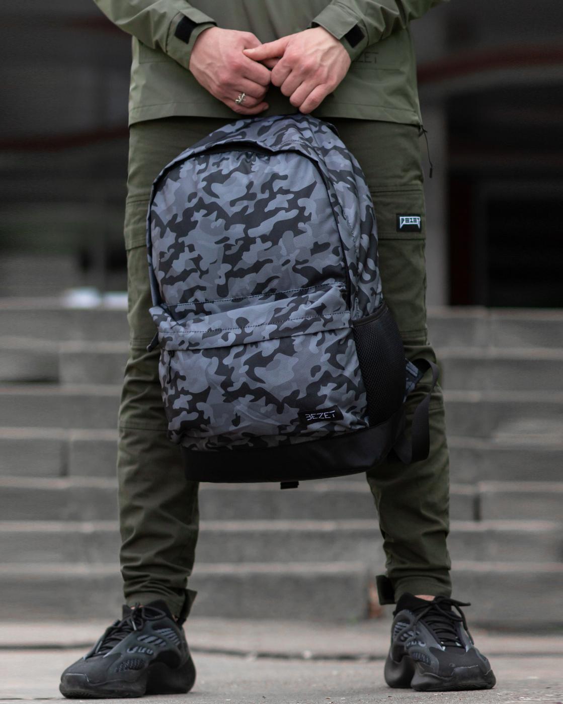 Рюкзак BEZET Camo grey'19