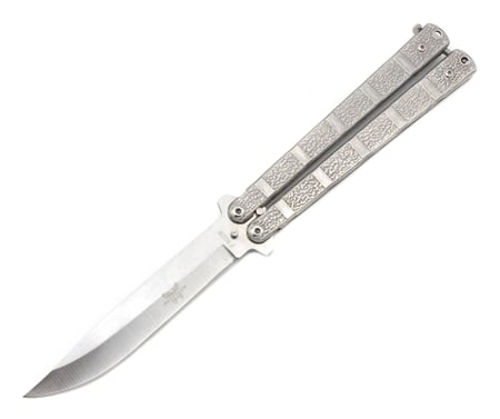 Нiж метелик Benchmade A814. Сірий