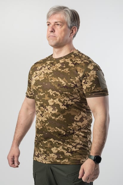 Футболка Coolmax з липучкою RMilitary Піксель ЗСУ