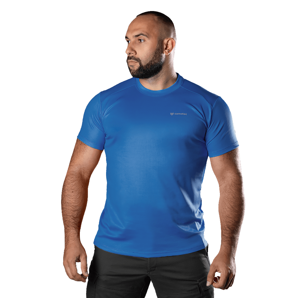 Футболка Camotec Chiton 3.0 Блакитний KOMBAT
