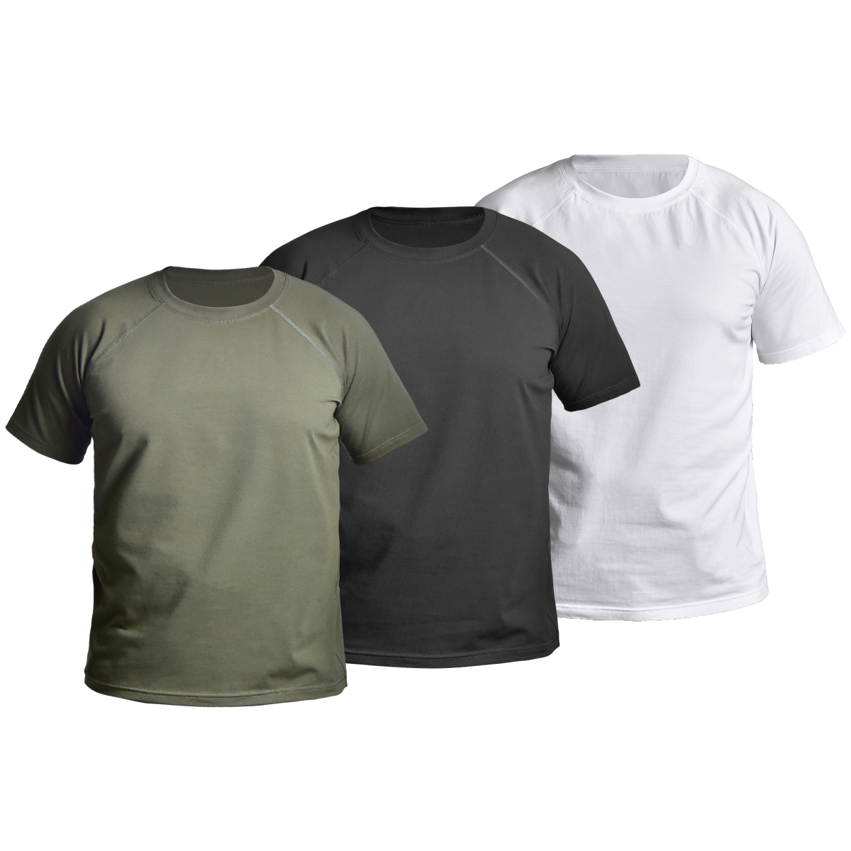 Комплект футболок Tactical Urban Tee. Кольори Чорний, Олива, Білий 3шт GIG MILITARY