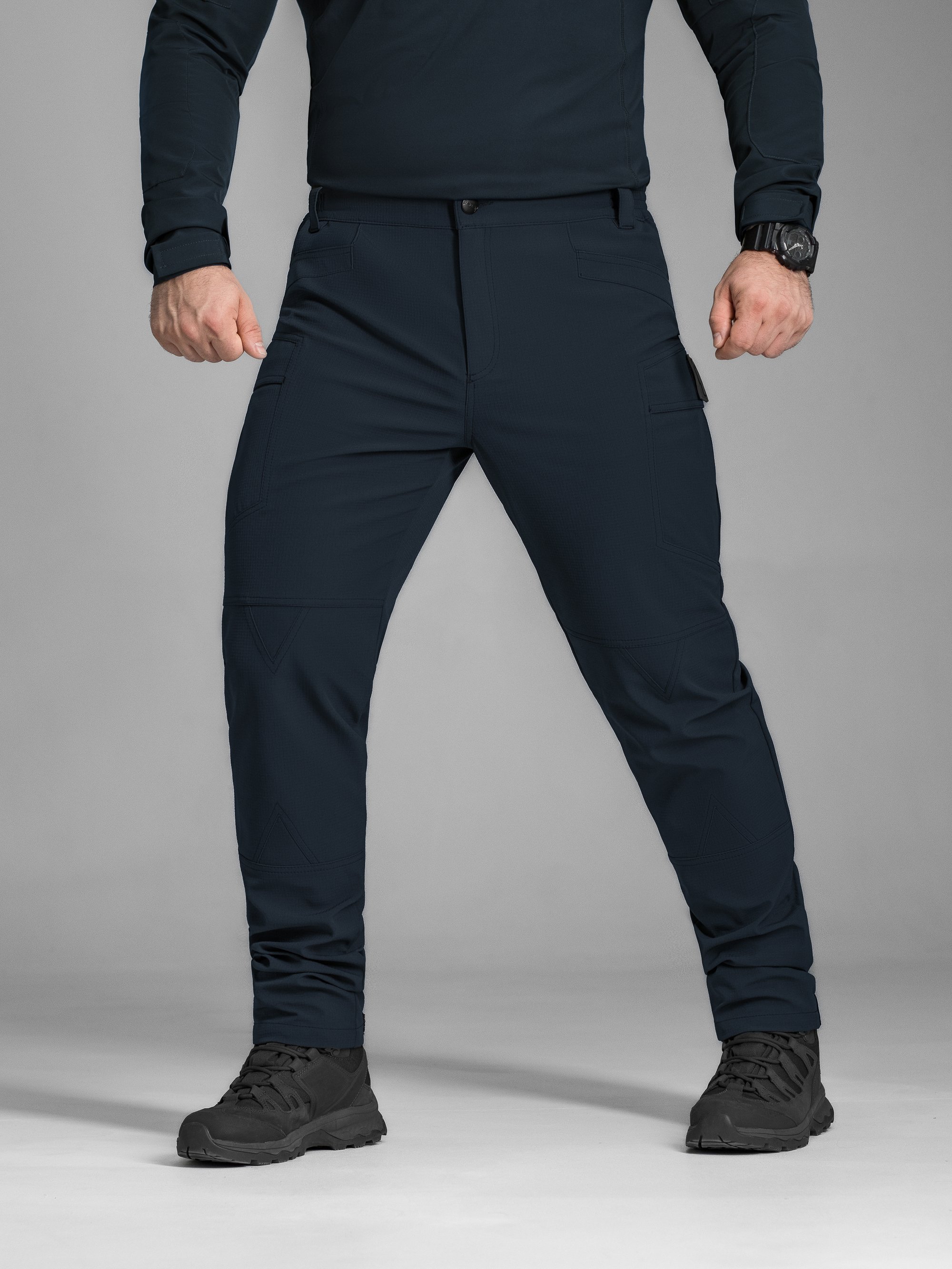 Брюки карго тактичні BEZET Капелан синій - Фото 7