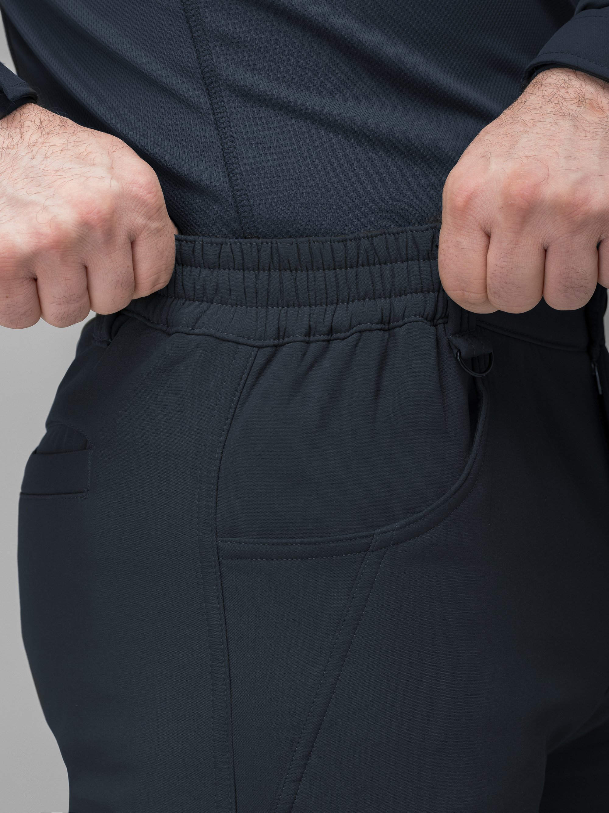 Зимові штани карго тактичні Softshell BEZET Ешелон синій - Фото 17