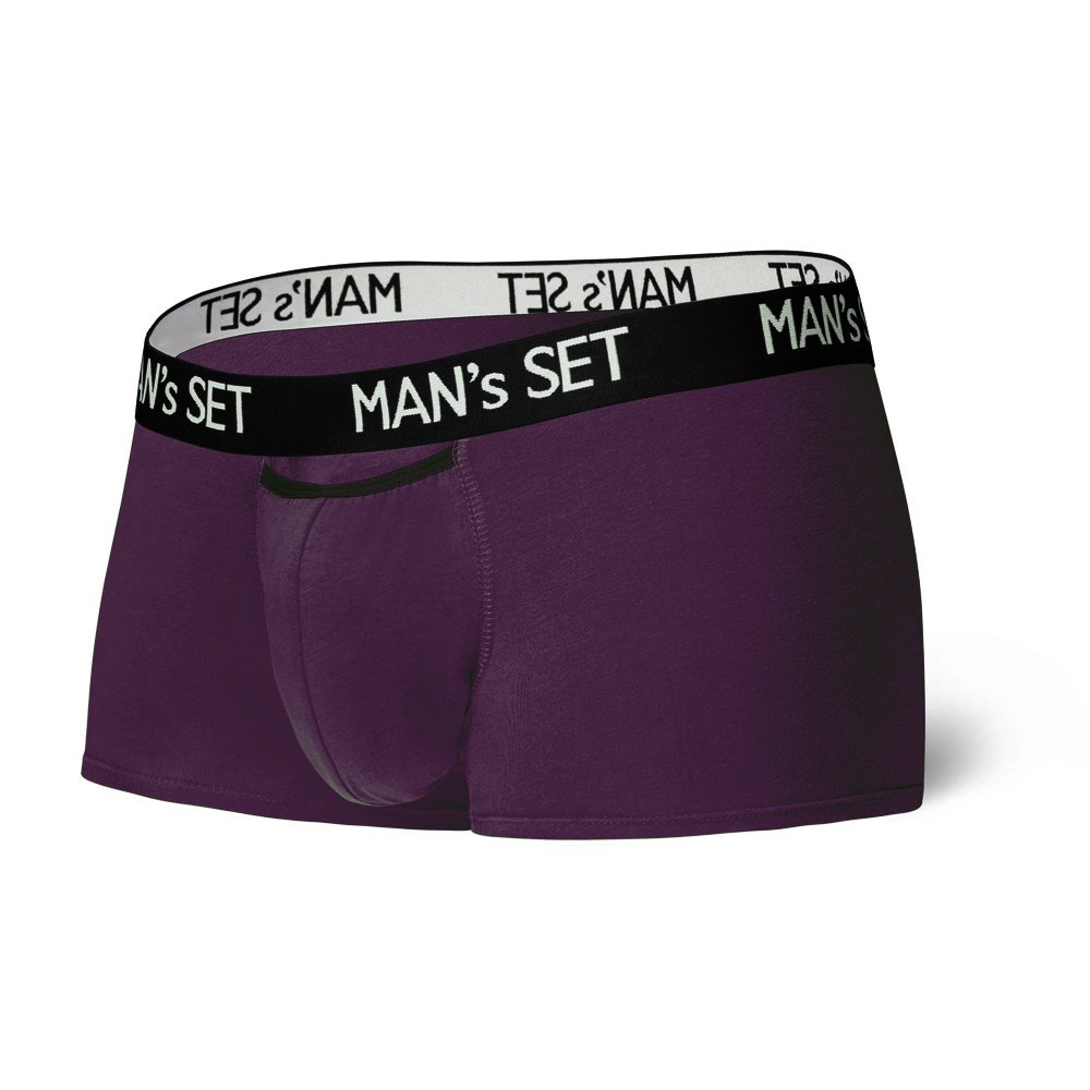 Чоловічі труси анатомічні з бавовни, Modern, фіолетовий MansSet
