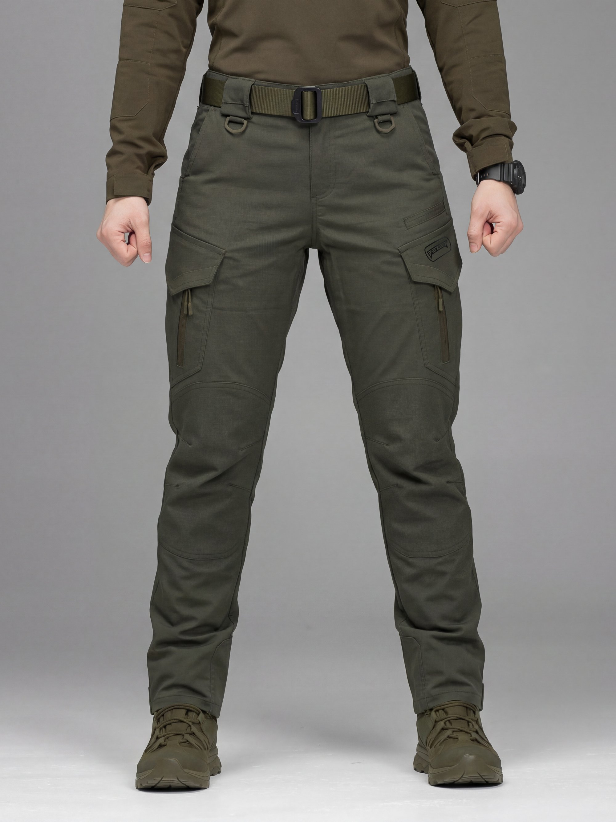 Штани жіночі карго тактичні BEZET Onyx хакі - Фото 1