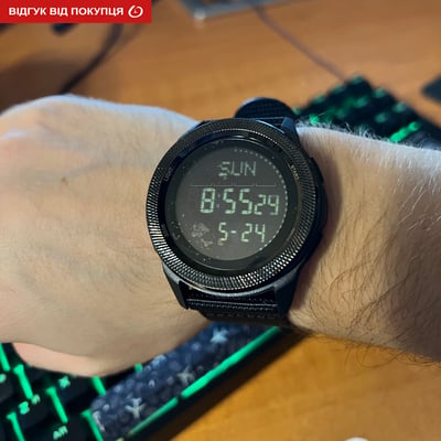 Чоловічий водостійкий тактичний годинник North Edge Nexus з компасом - Фото 17