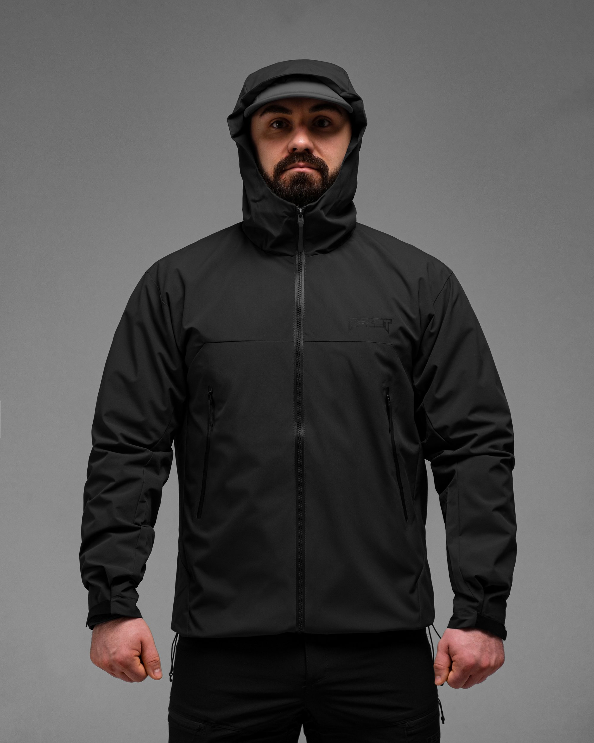 Куртка вітрівка BEZET WindBreaker чорний - Фото 10