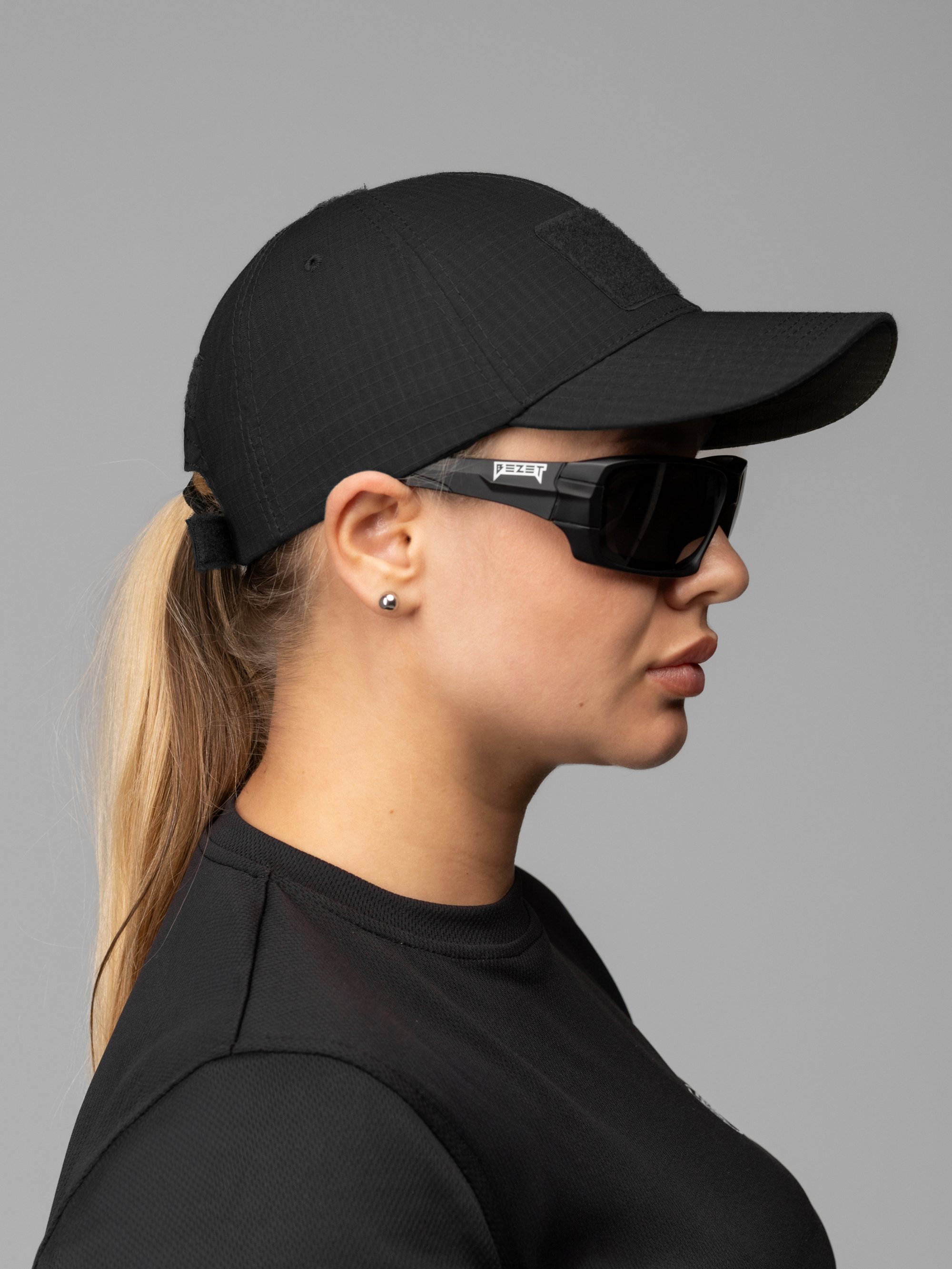 Бейсболка тактична жіноча BEZET чорний - Фото 3