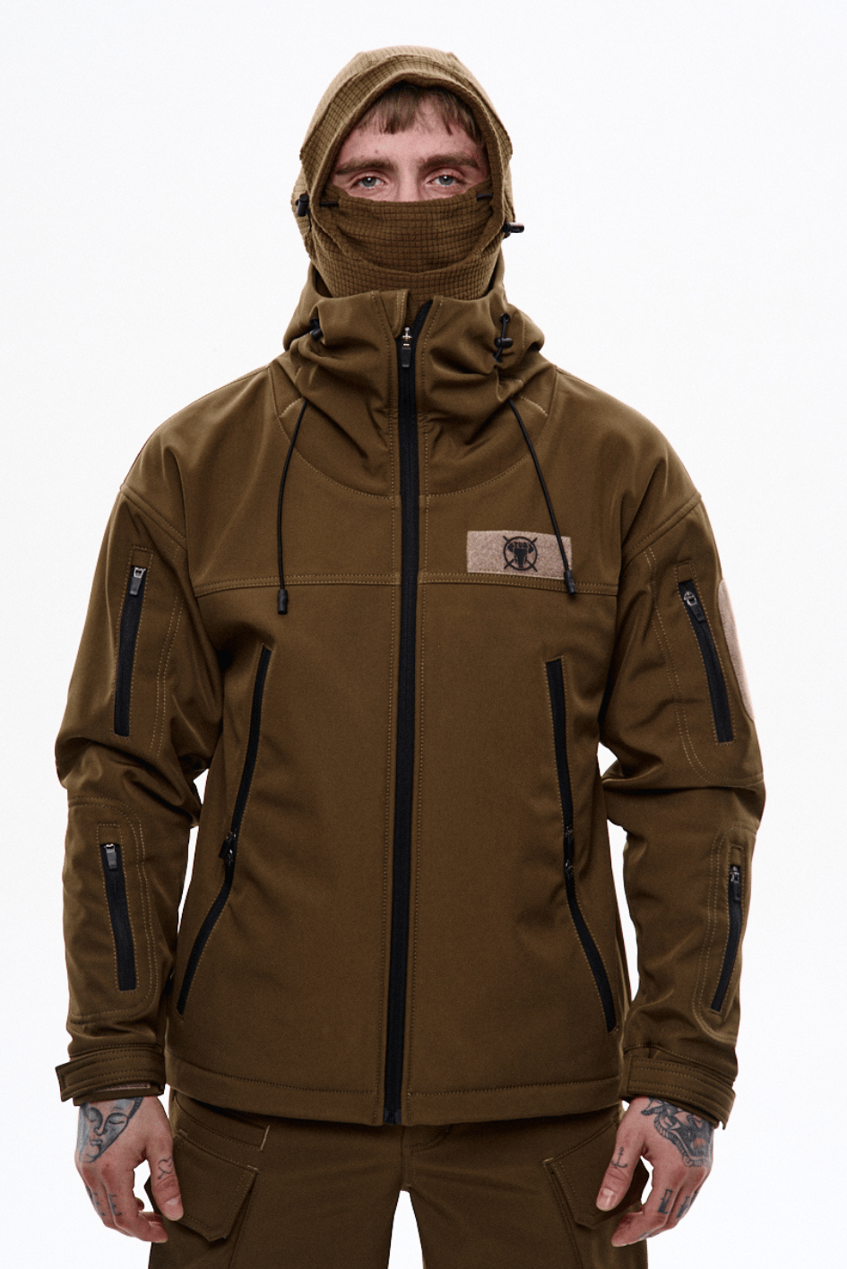 Куртка з софтшелу "Варріор", койот TURWEAR