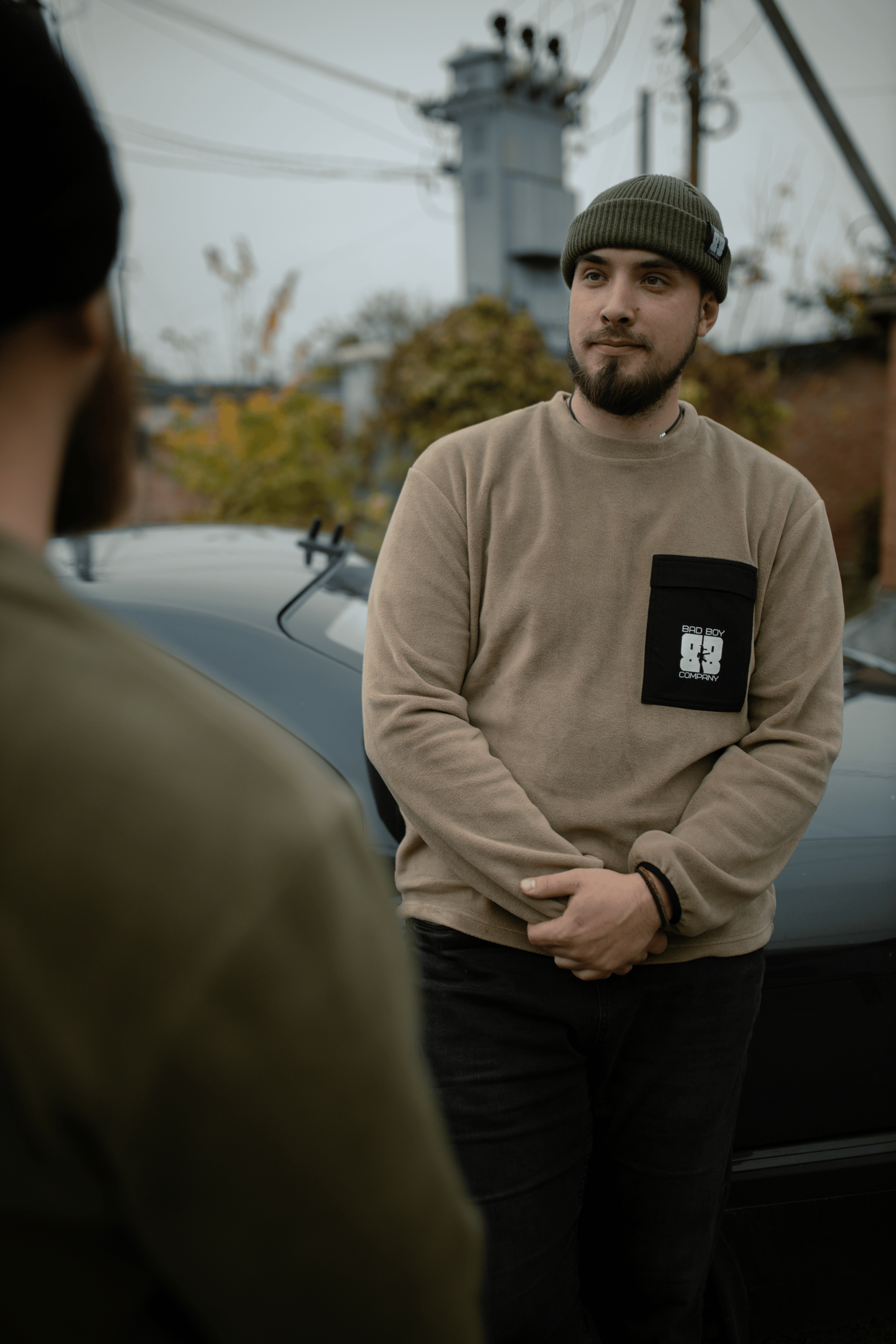 Світшот флісовий хакі Bad Boy Company