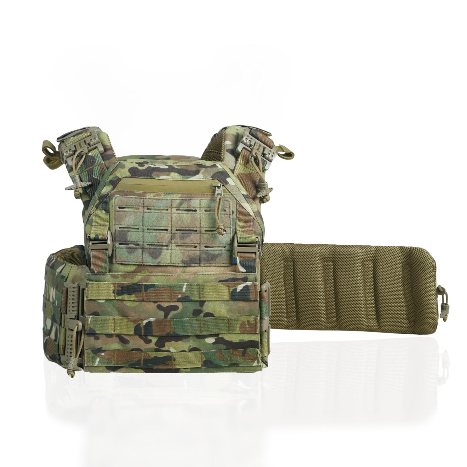 Камербанди Kiborg мультикам с карманами и быстрым сбросом Gen.2, 2 шт. с баллистическими пакетами Militex 1 класса защиты KIBORG - Фото 5