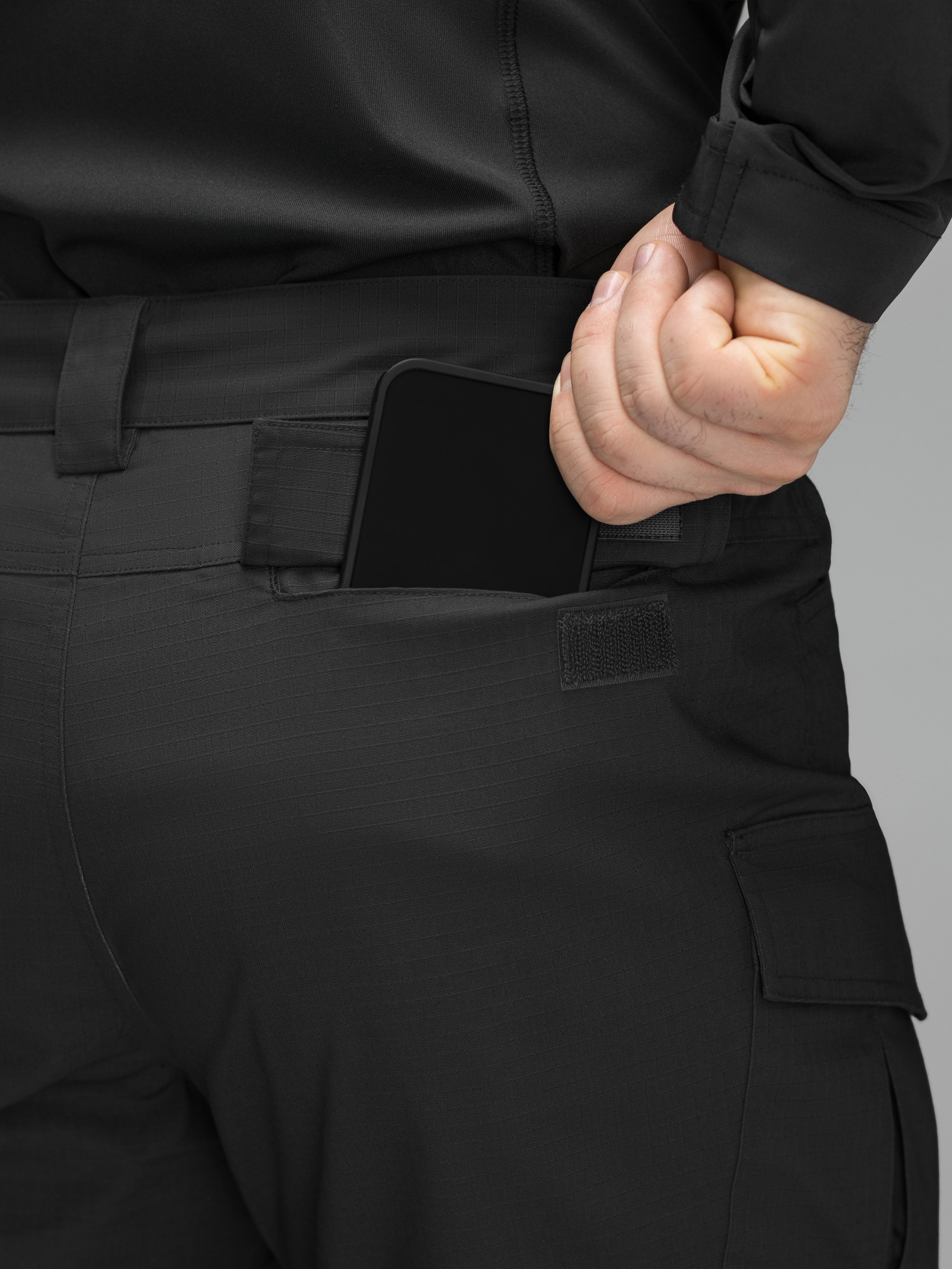 Штаны карго тактические BEZET Ranger черный - Фото 27