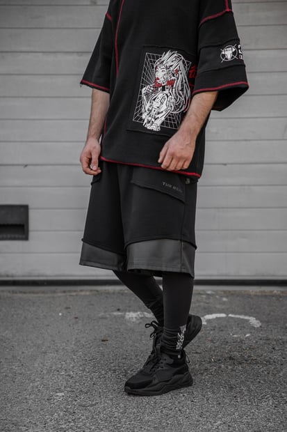 Карго шорти з тринитки "SM-2416" TURWEAR
