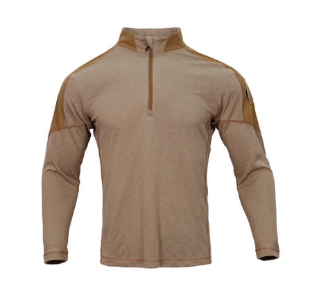 Тактична сорочка убакс Blue Label Hunter Long Sleeve Polo Emerson Койот