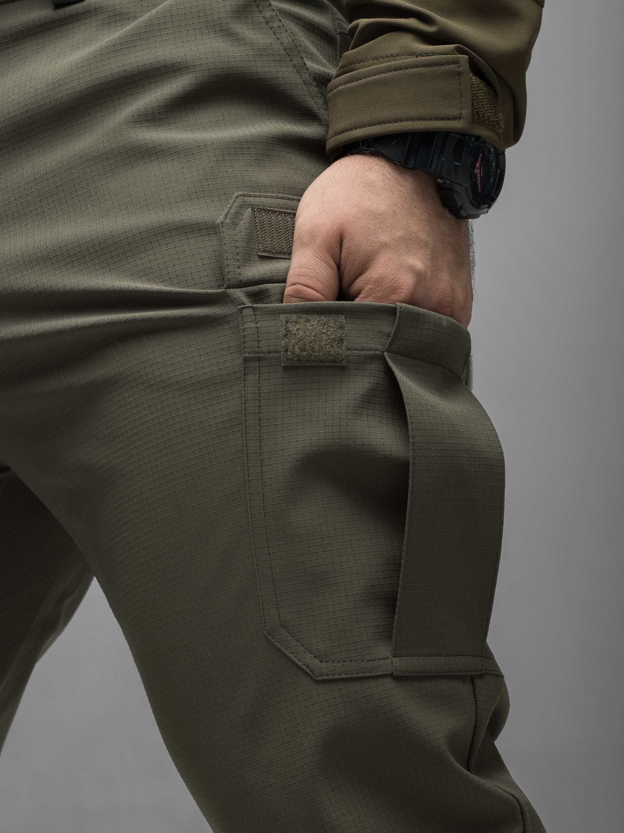 Штани карго тактичні BEZET Basic хакі - Фото 16