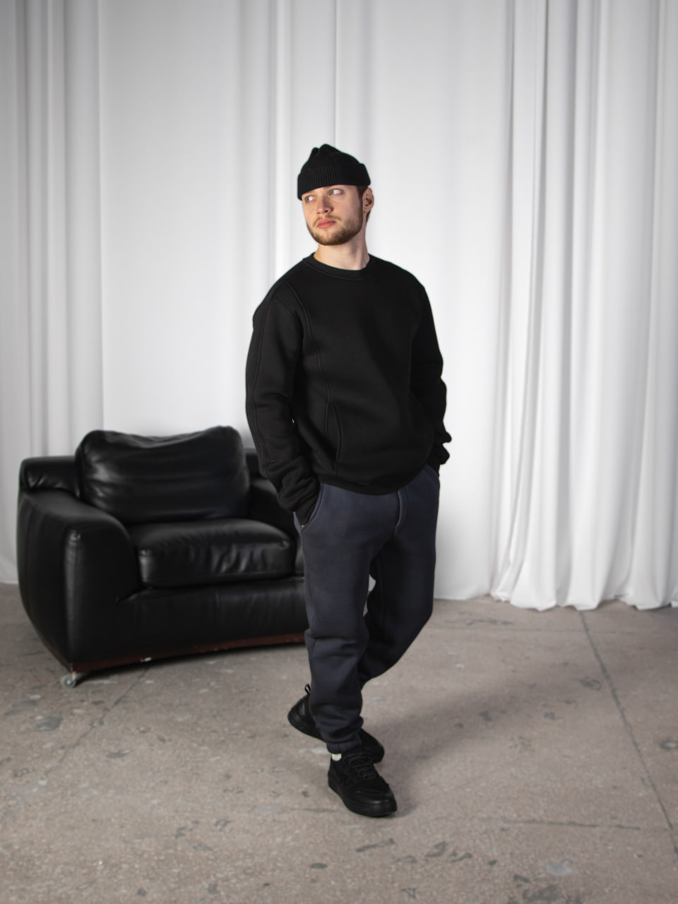 Свитшот Reload - Glint, черный