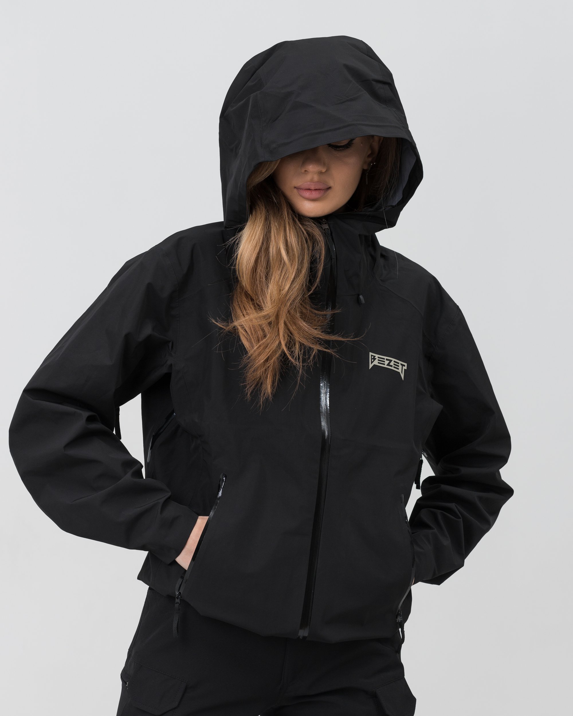 Куртка вітрівка жіноча BEZET ShieldTech чорний - Фото 4