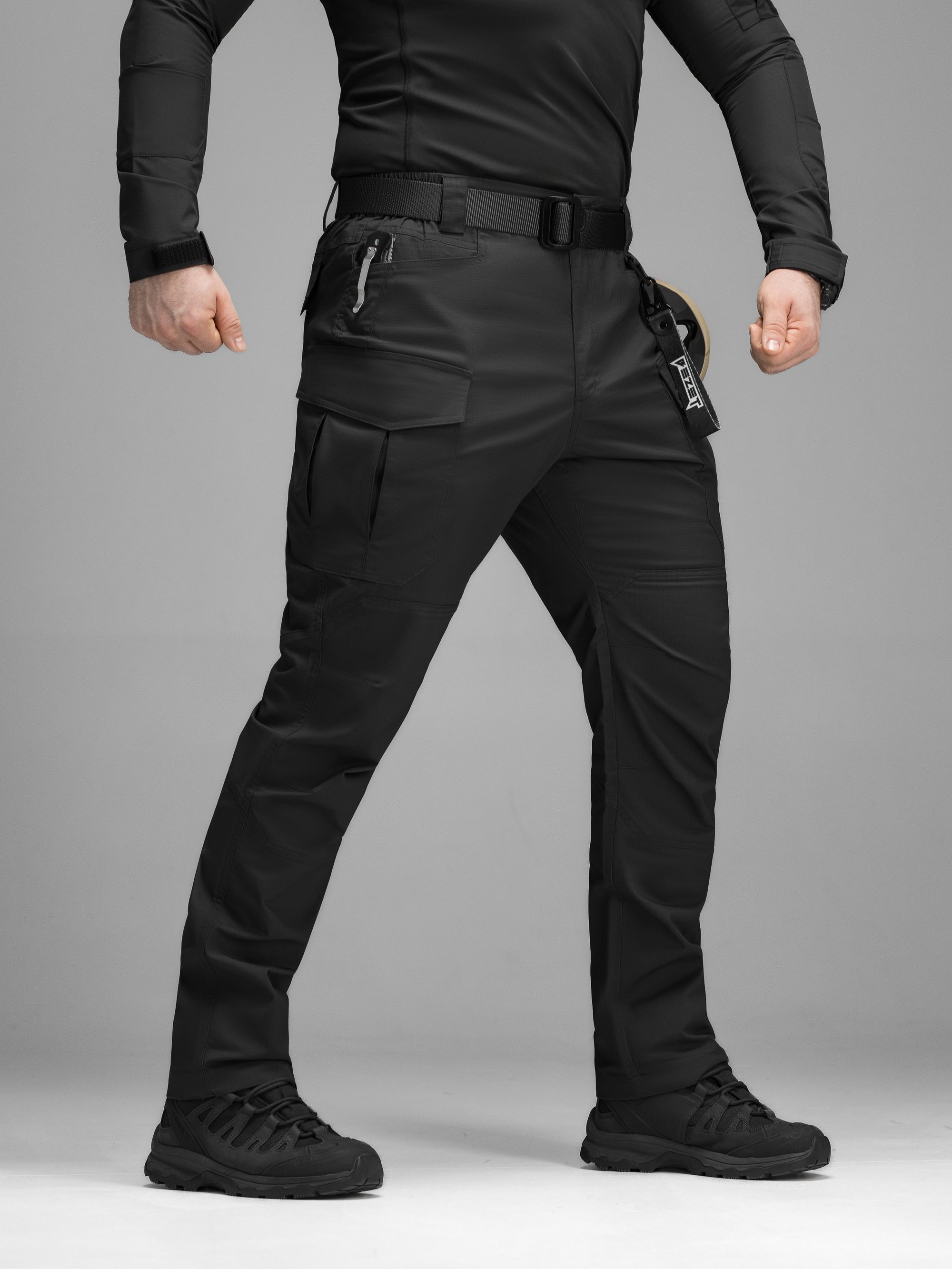 Штаны карго тактические BEZET Ranger черный - Фото 13