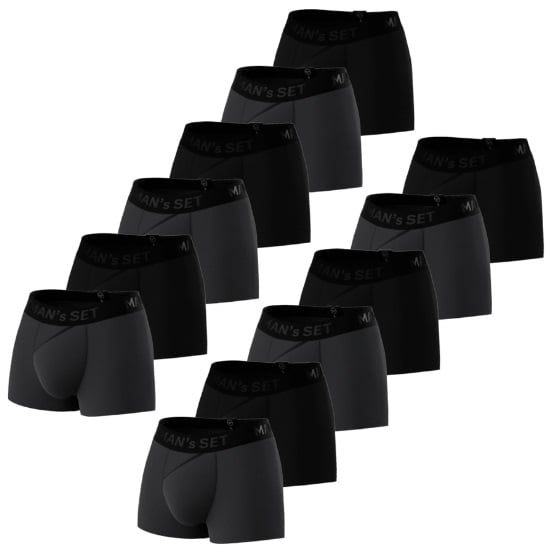 Комплект трусів Classic 2.0 Black Series, 12шт MansSet