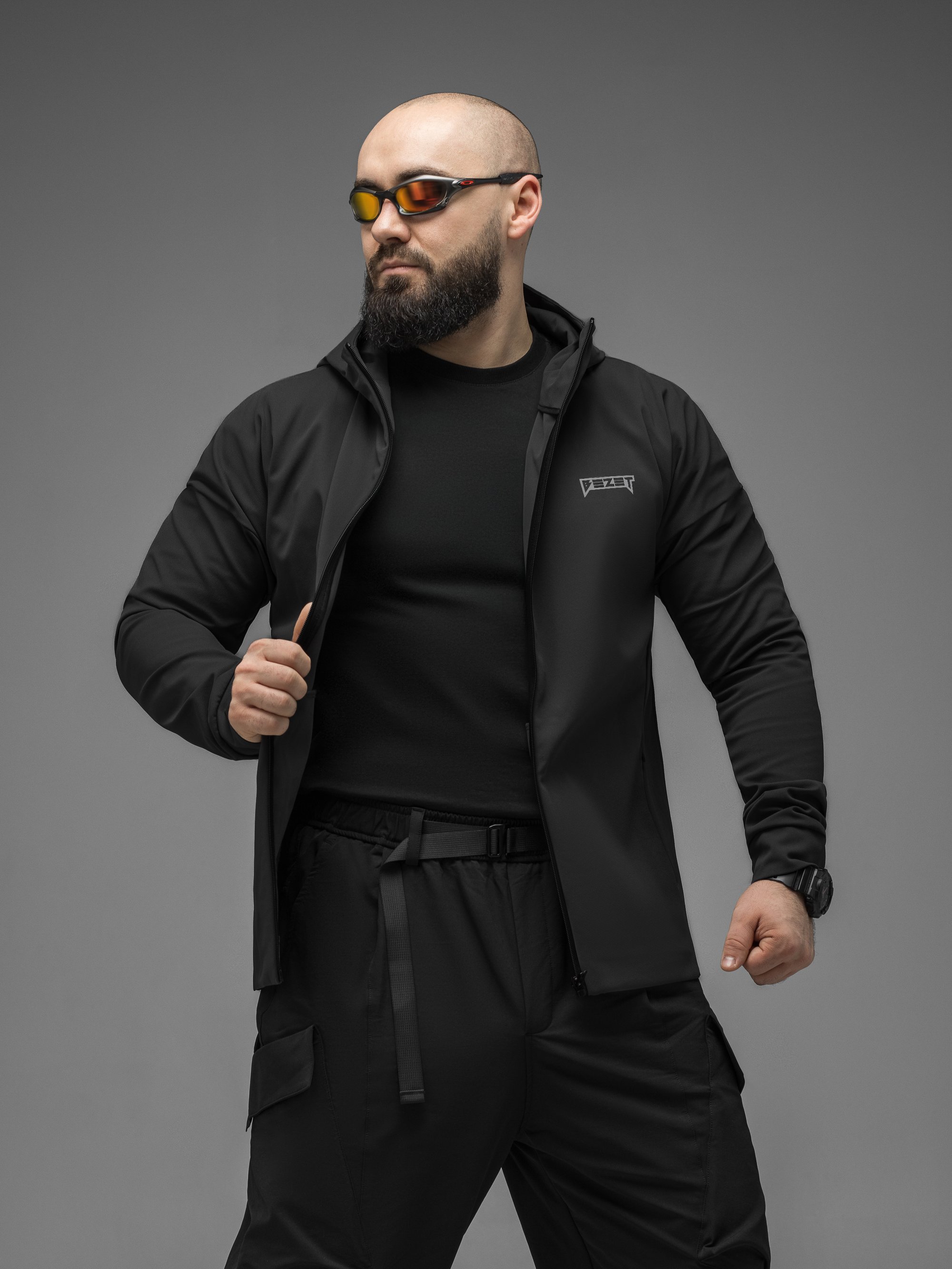 Куртка вітрівка BEZET Apex чорний - Фото 9
