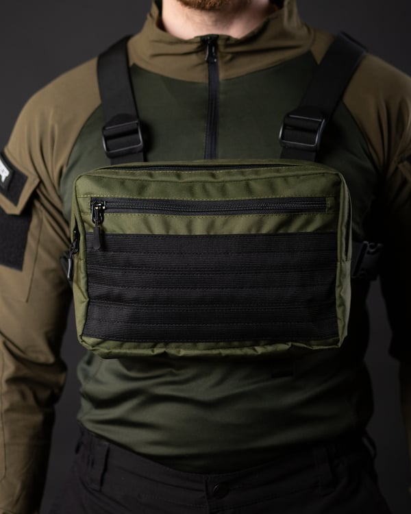 Нагрудная сумка BEZET Walker хаки