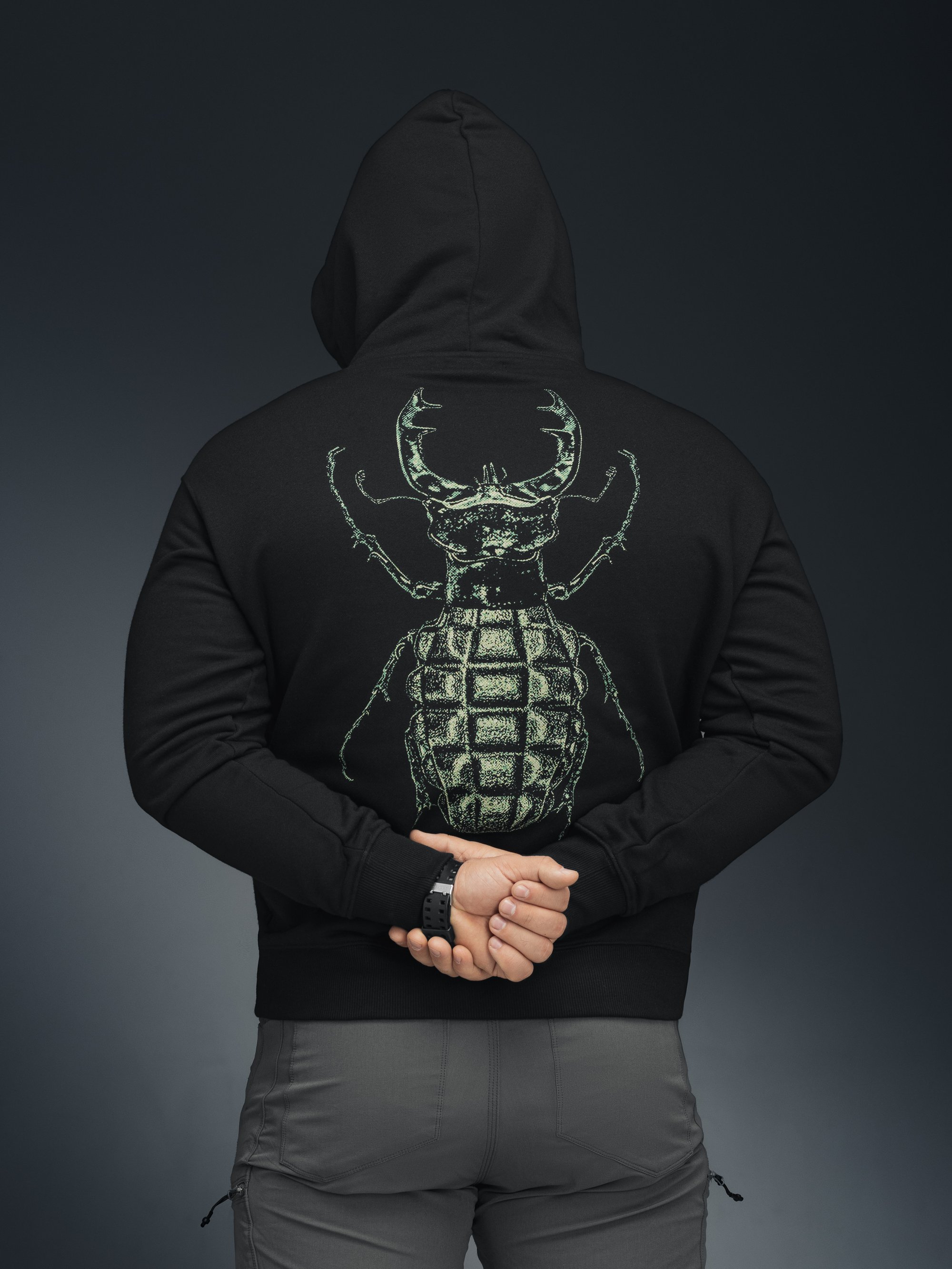 Худі BEZET Scarab Ops чорний - Фото 10