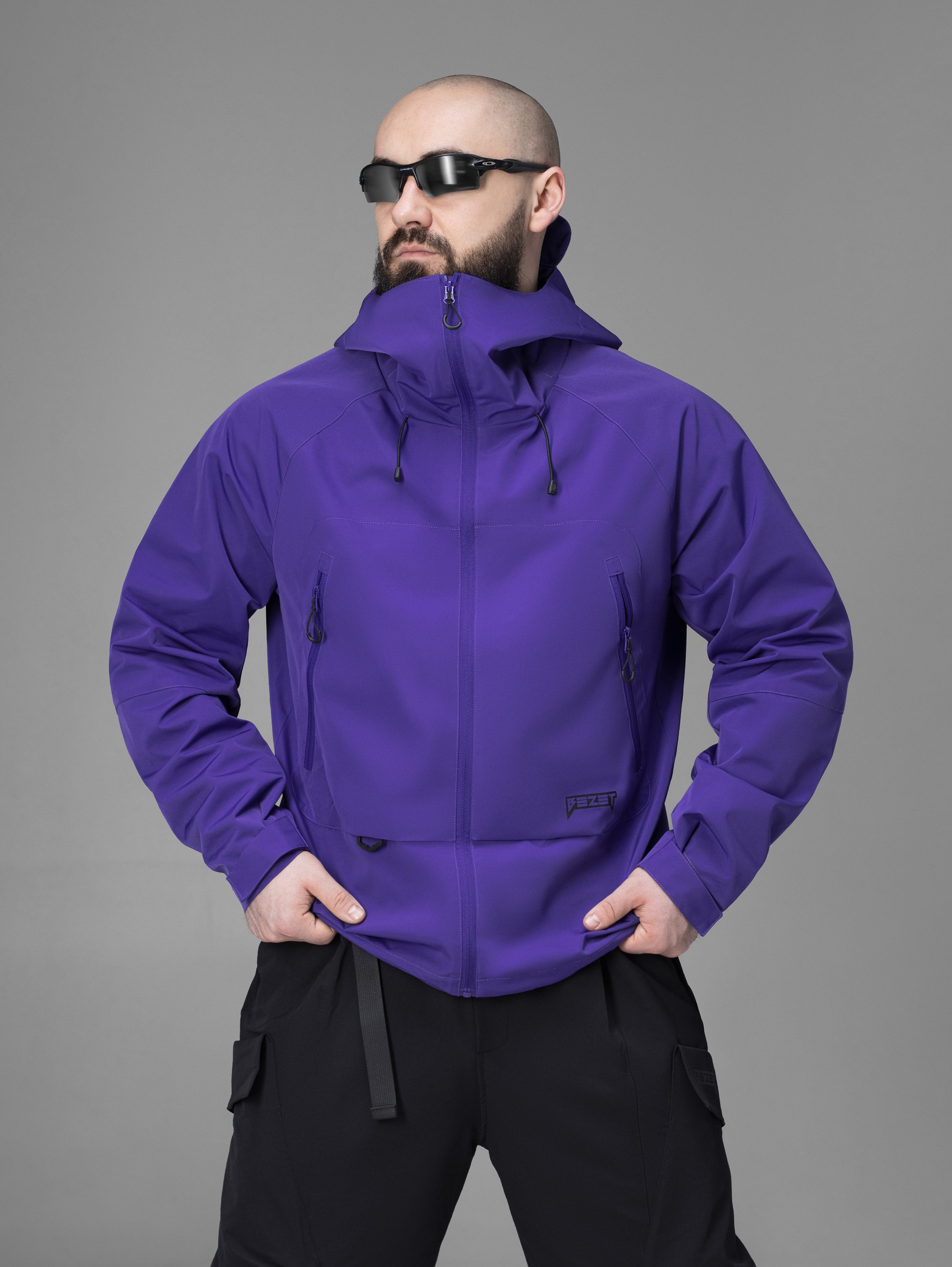 Куртка вітрівка BEZET Trail фіолетовий - Фото 8