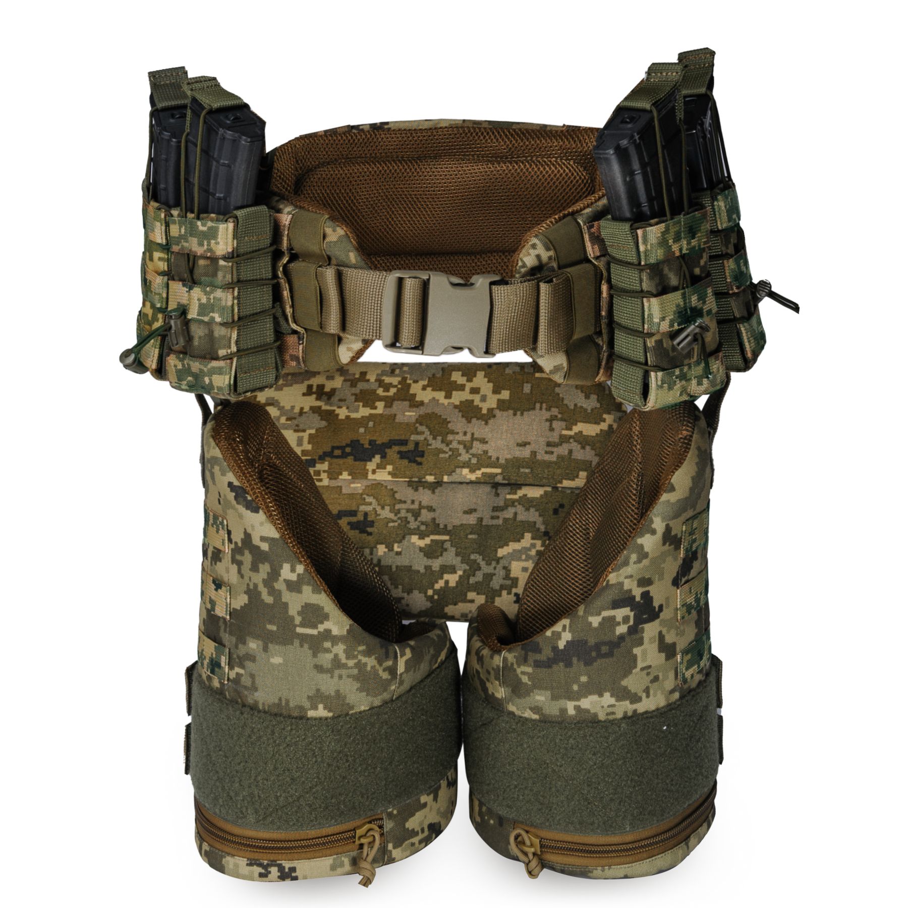 Балістичний захист ніг (стегон) 1 класу + РПС Warbelt Піксель СПЕЦПРОМ КР