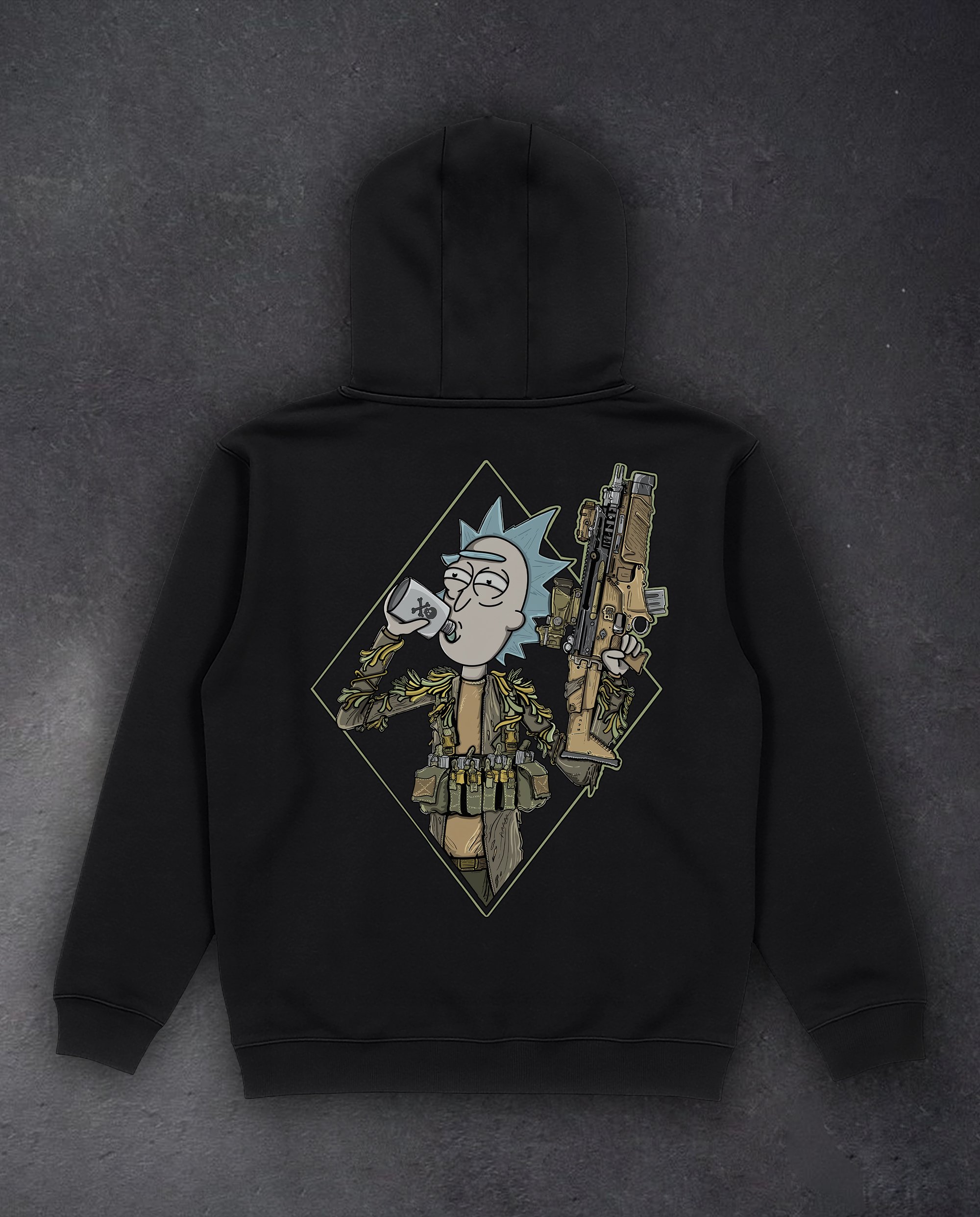 Худі на флісі / без флісу "Tactical Rick" We feel