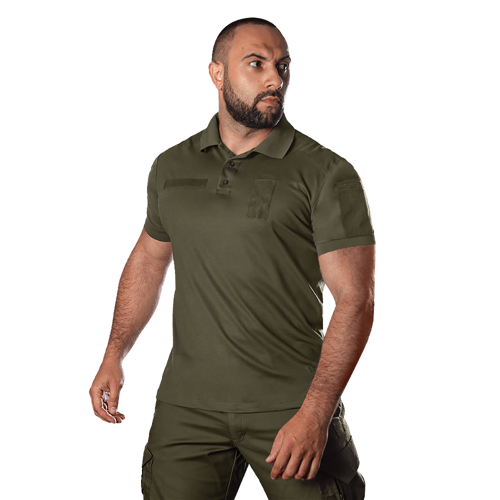 Поло Camotec Army ID 2.0 CoolPass Pique LT Оливковий KOMBAT