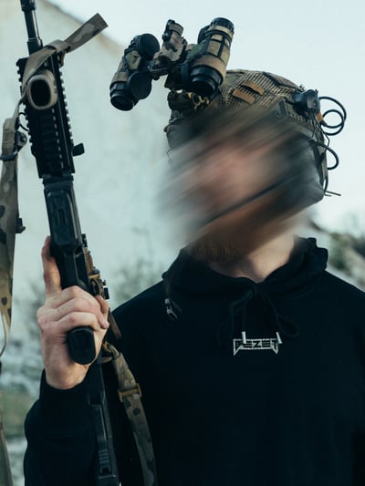 Худі BEZET Fighter чорний - Фото 15