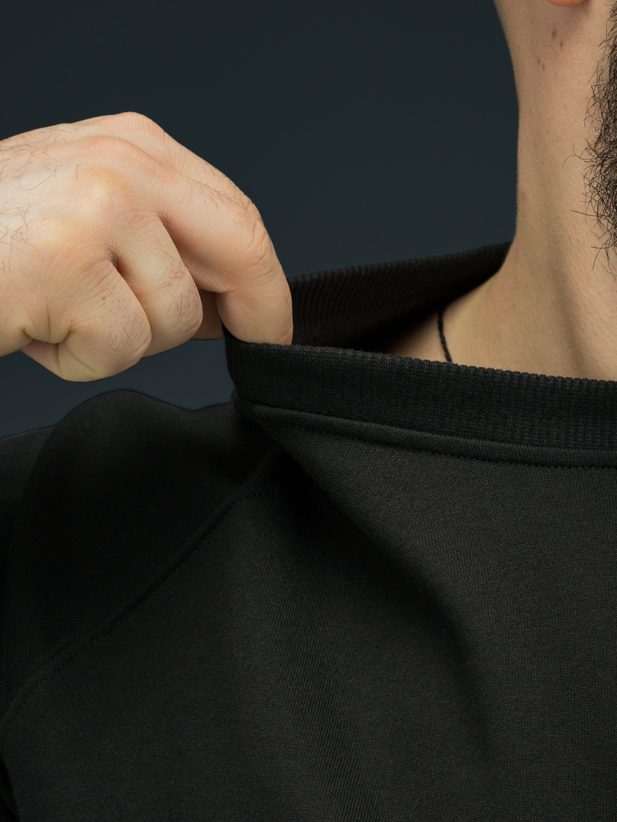 Кофта світшот BEZET Skull Unit чорний - Фото 10