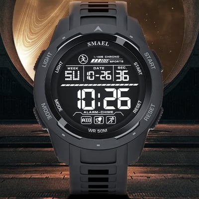 Чоловічий тактичний годинник Smael Brutto Pro - Фото 4