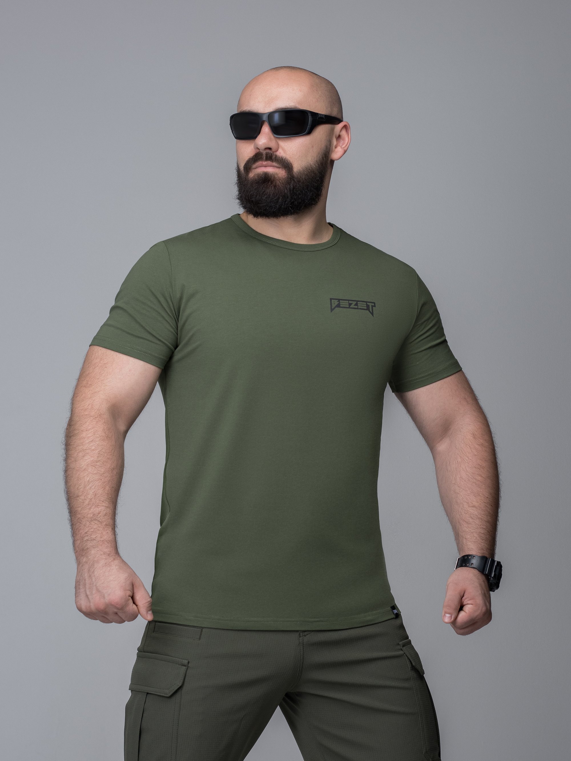 Футболка BEZET Bomb хакі - Фото 5