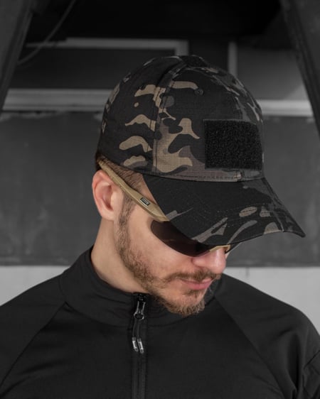 Тактическая бейсболка BEZET Military черный мультикам