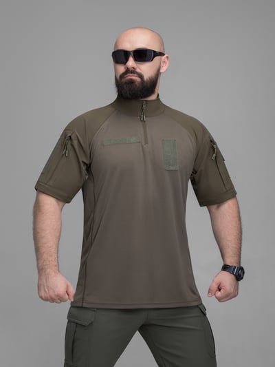 Футболка тактична бойова BEZET Combat хакі - Фото 5