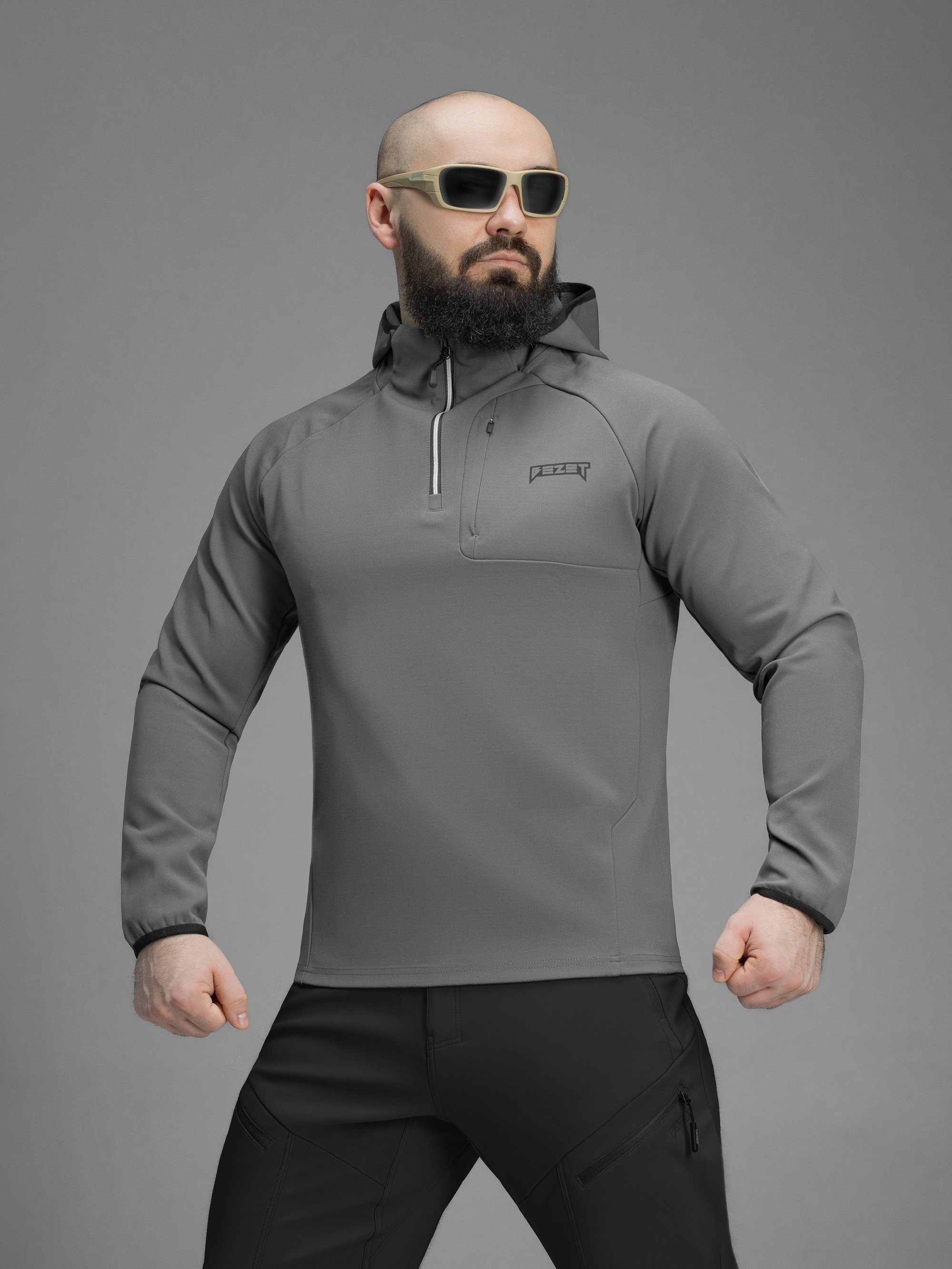 Кофта BEZET Motion сірий