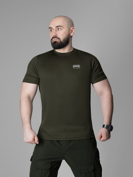 Футболка швидкосохнуча тактична BEZET Basic хакі