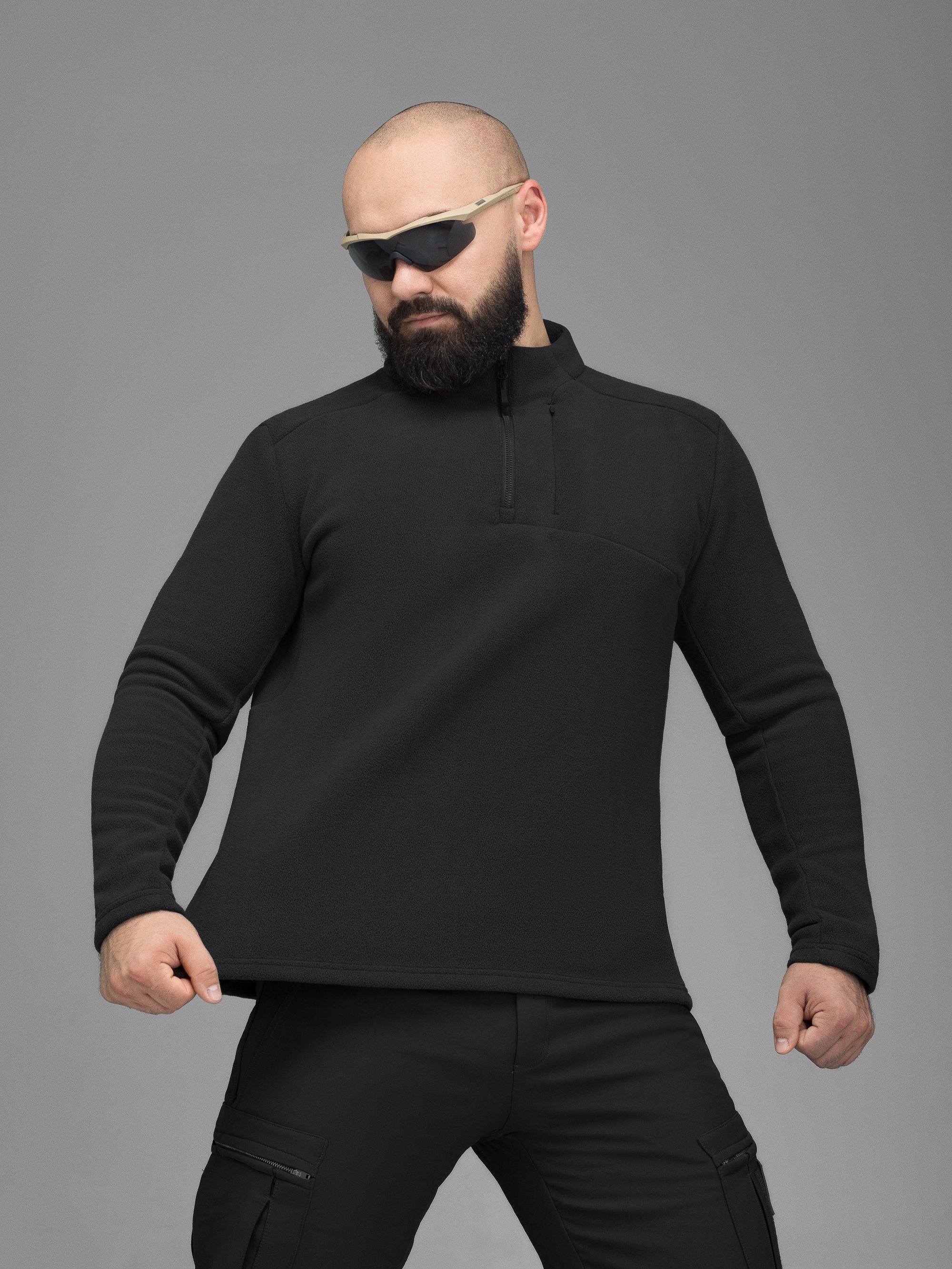 Кофта флісова BEZET Frostline чорний - Фото 9