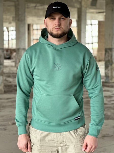 Худі Travel Style смарагдове, SHRAPNEL
