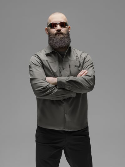 Сорочка BEZET Outland сірий - Фото 3