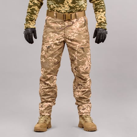 Брюки "TRAVEL DEFENCE" Укрпиксель ММ14 с ремнем (Таслан + Микрофлис) Armoline