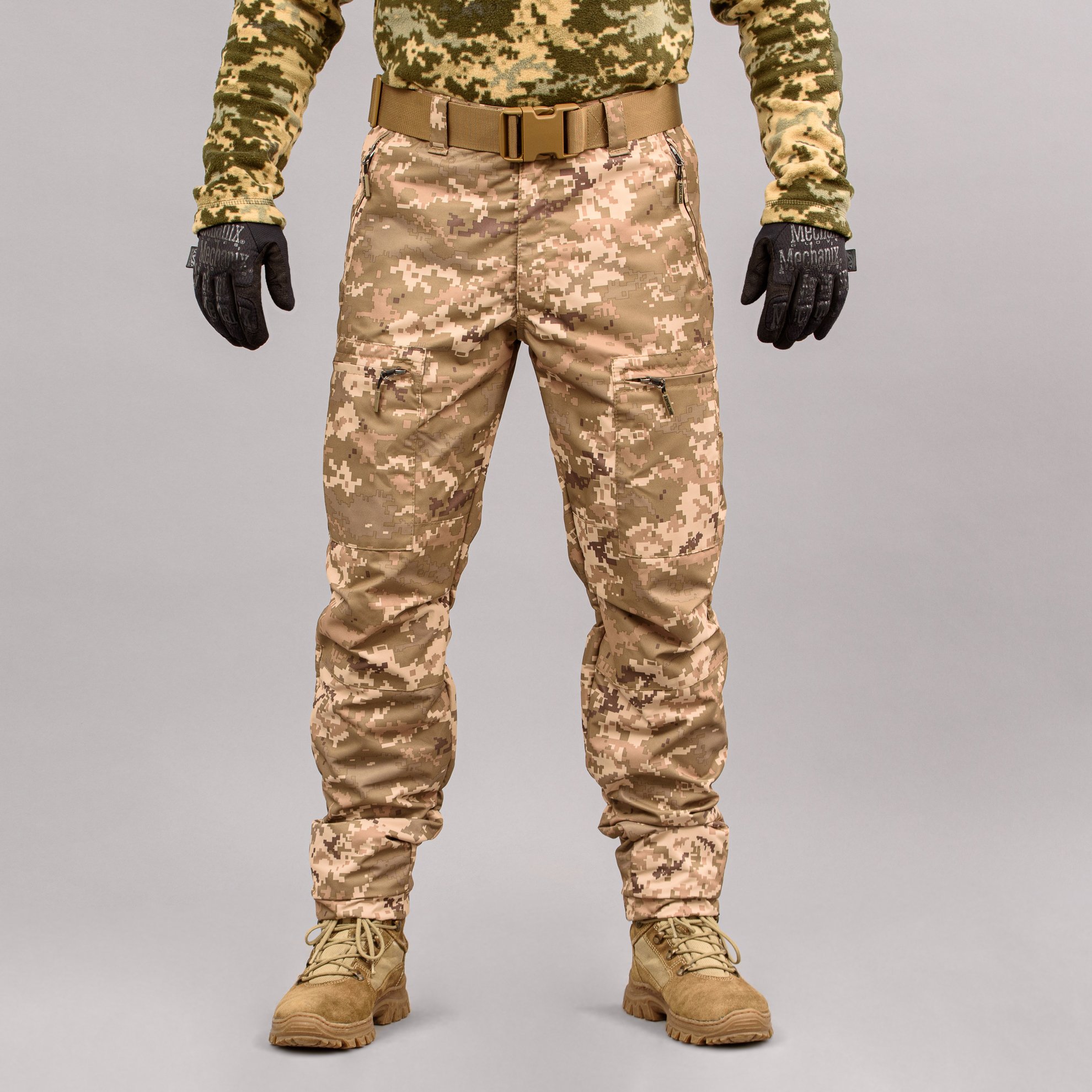 Штани "TRAVEL DEFENCE" УКРПІКСЕЛЬ ММ14 з ременем (Таслан + Мікрофліс) Armoline