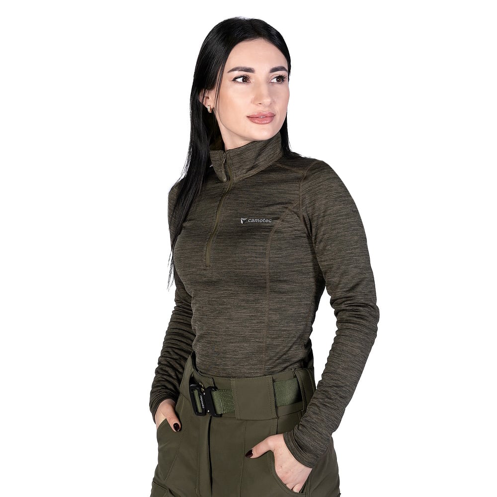 Кофта Camotec Pani Hawk Polarheat QS Pro Олива KOMBAT - Фото 2