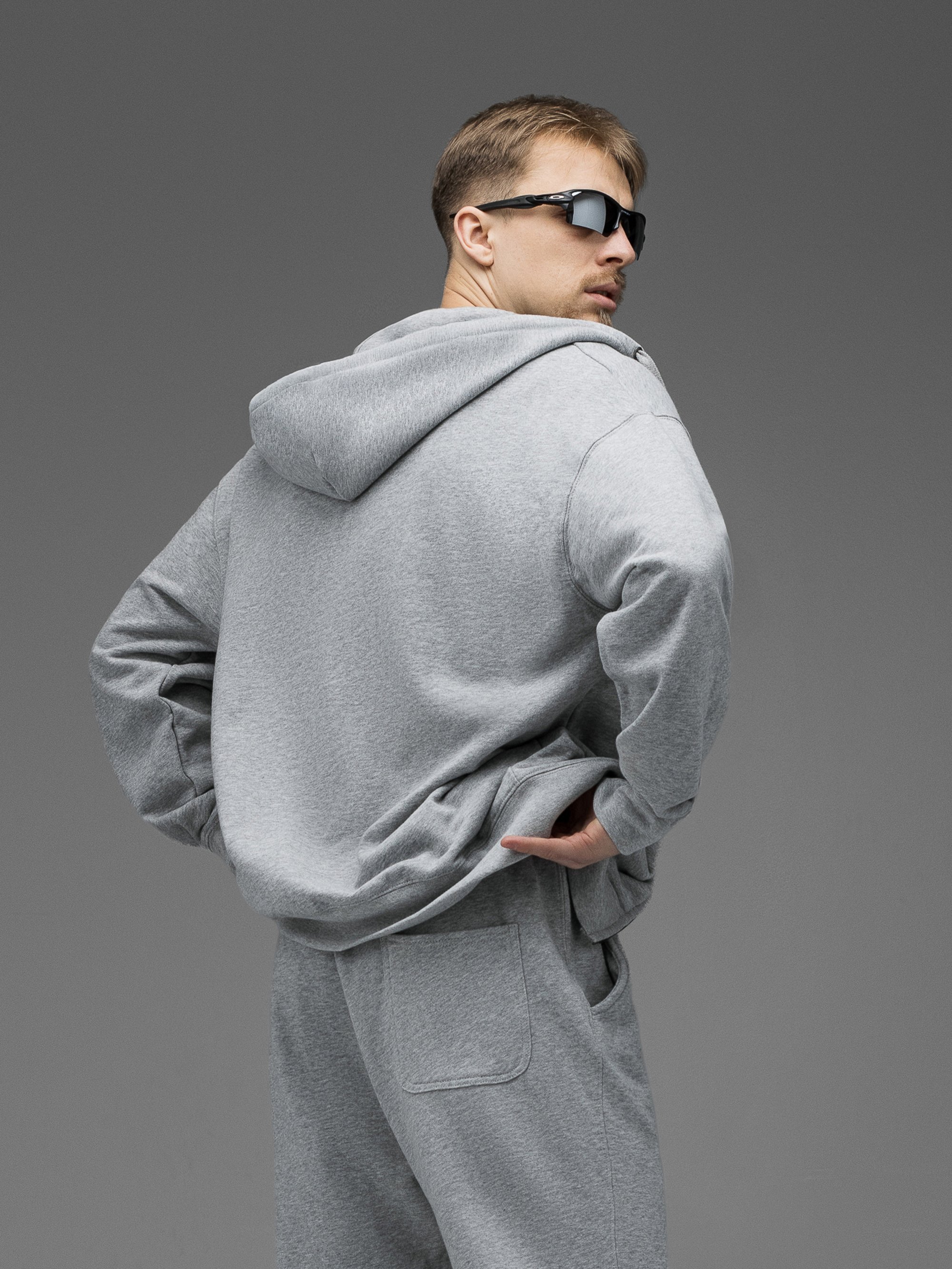 Зіп-худі BEZET Unity меланж - Фото 9