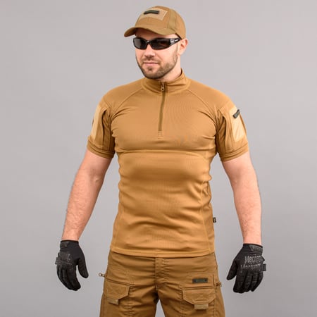 Футболка UBACS тактична "ANTITERROR II" COYOTE Armoline