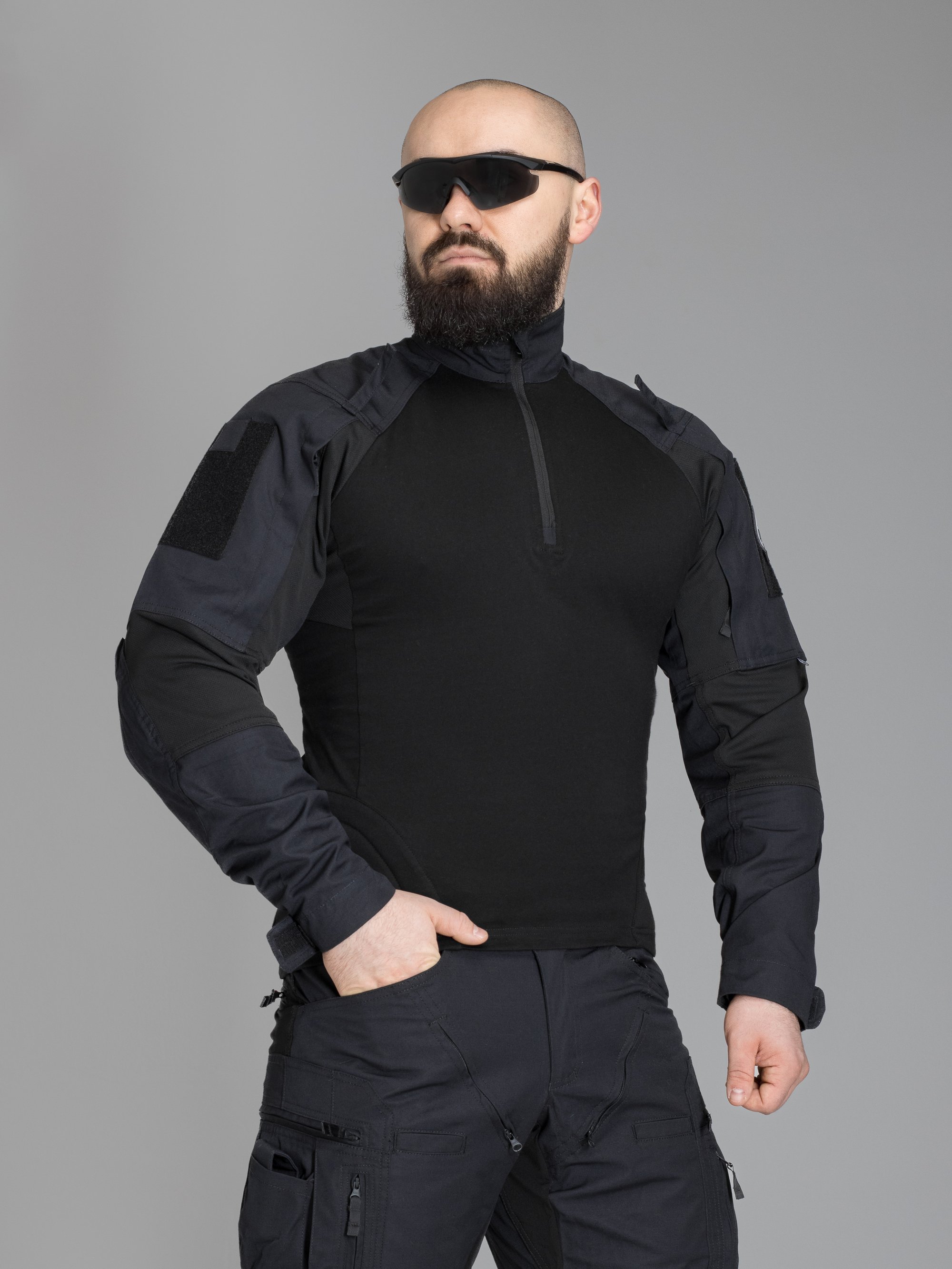 Сорочка бойова BEZET Штурм чорний - Фото 7